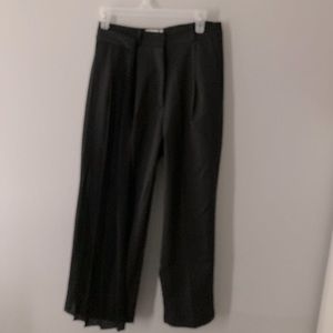 NWT Vega Vesture Black Zip Off Half Skirt Dress Pants M